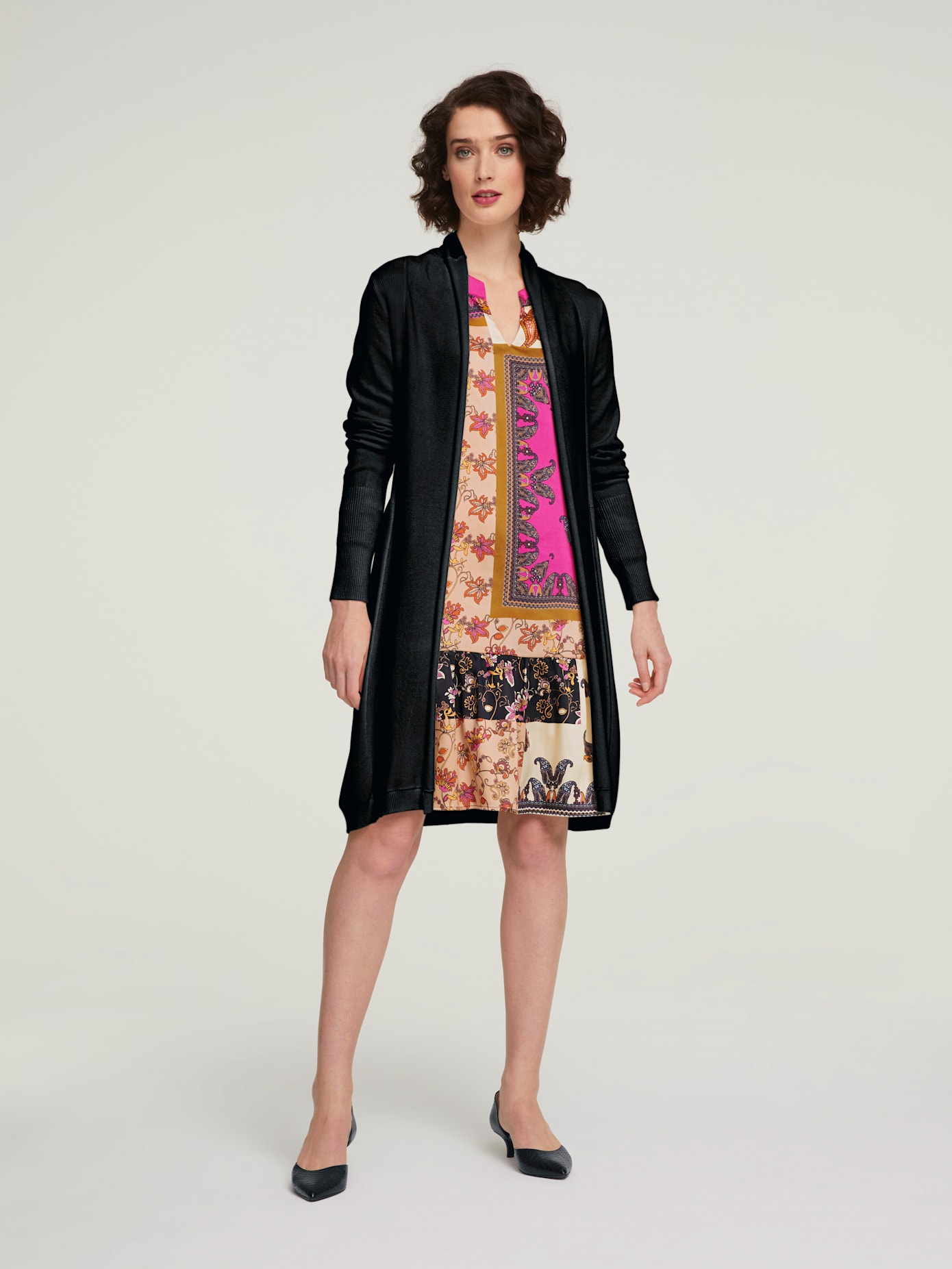 Veste longue en tricot look décontracté tendance