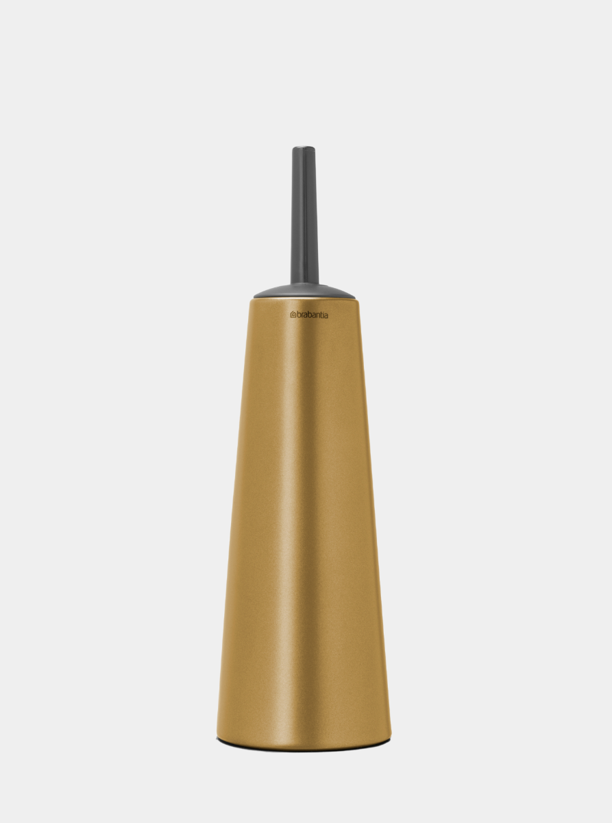 ReNew Toiletborstel met houder - Warm Gold