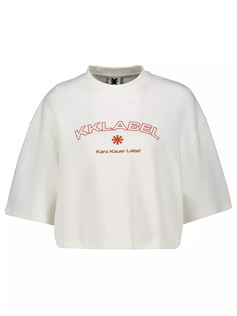 KARO KAUER T-Shirt weiss