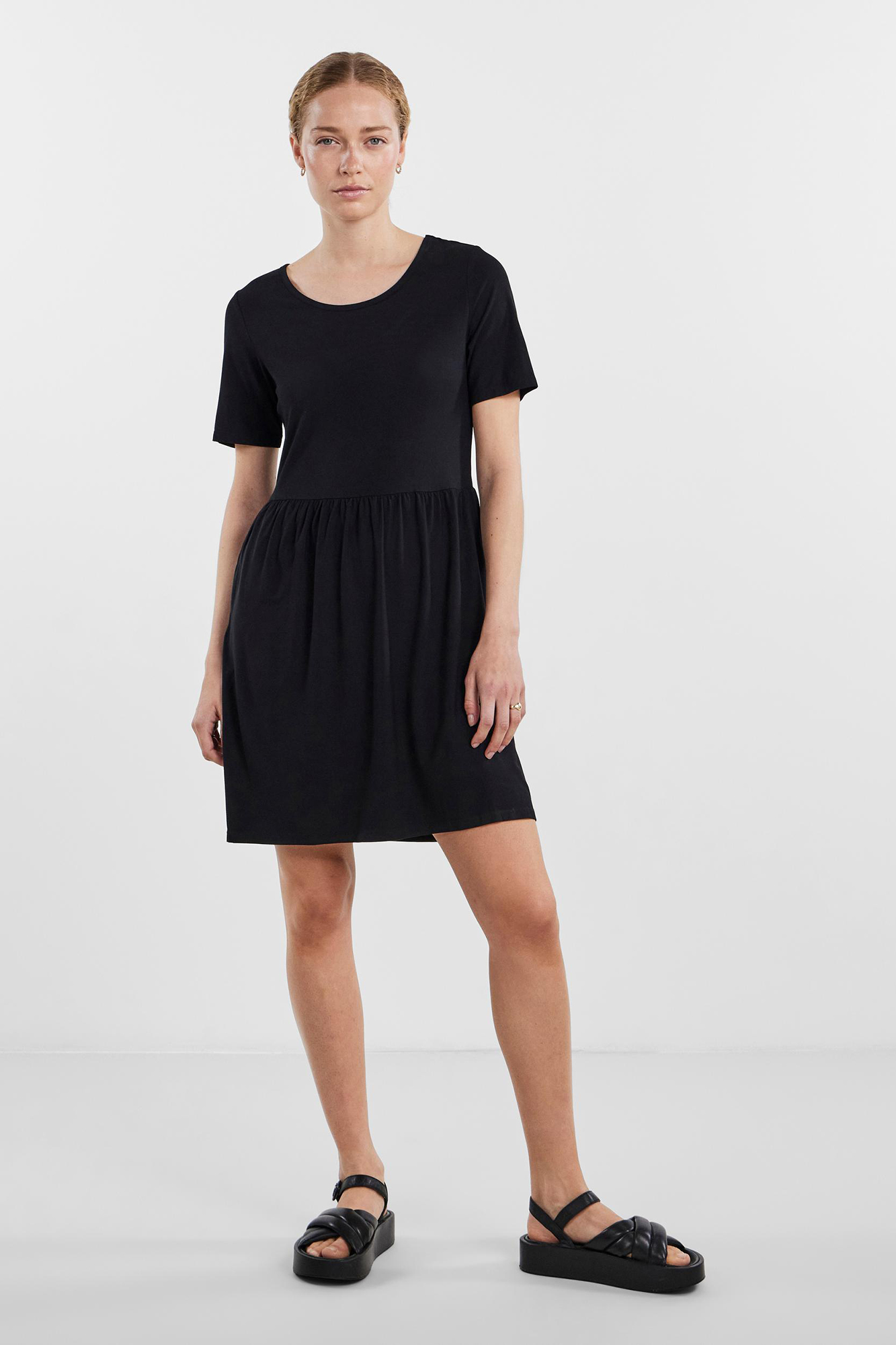 vestido camisa midi