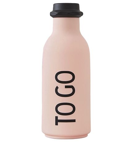 Design Letters Trinkflasche - 500 ml - Pink m. TO GO