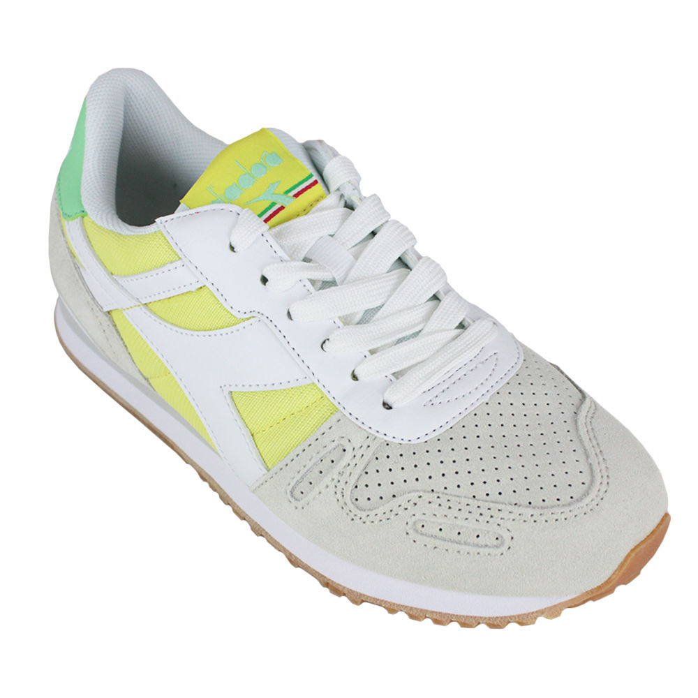 Tênis Diadora 501.174337 01 C8489 Branco/Verde Limão