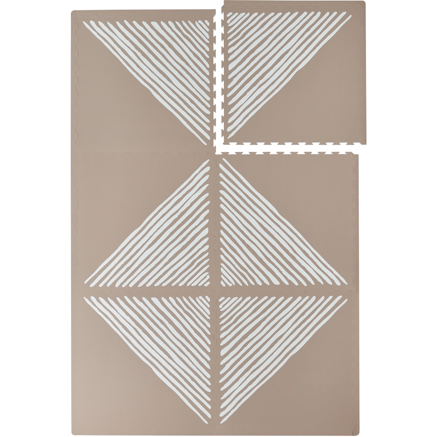 toddlekind Prettier Puzzle Spielmatte Sandy Lines Tan 120 x 180 cm