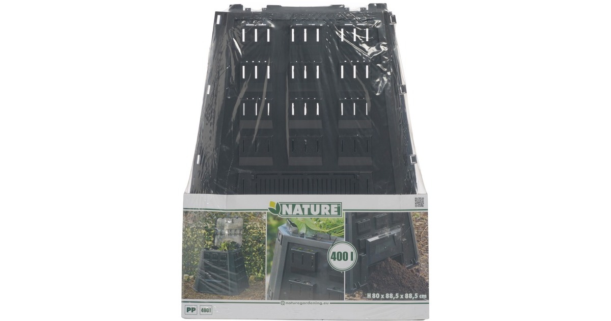NatureThermo compostsilo compostbak  (Zwart, 400 liter)