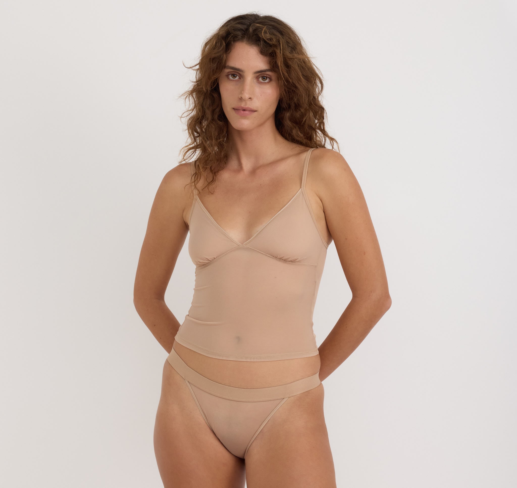 RECYCLED NYLON<br>Mesh Cami