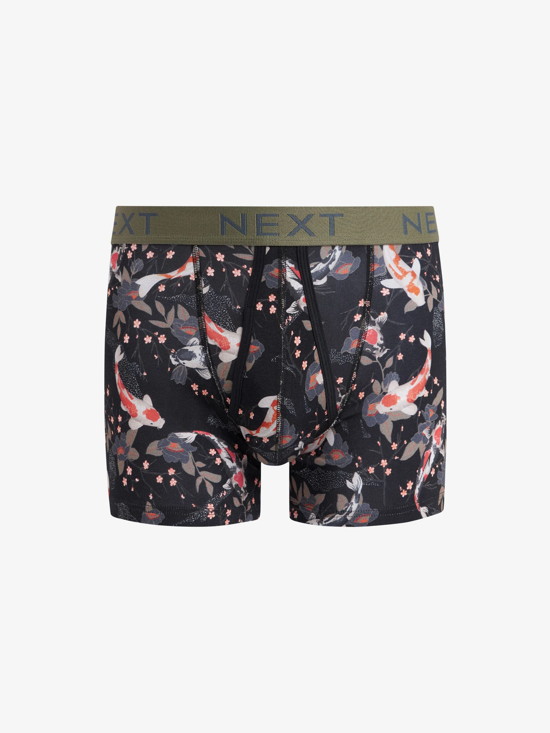Blauw/paars - Animal - 4 Boxershorts zonder plooi