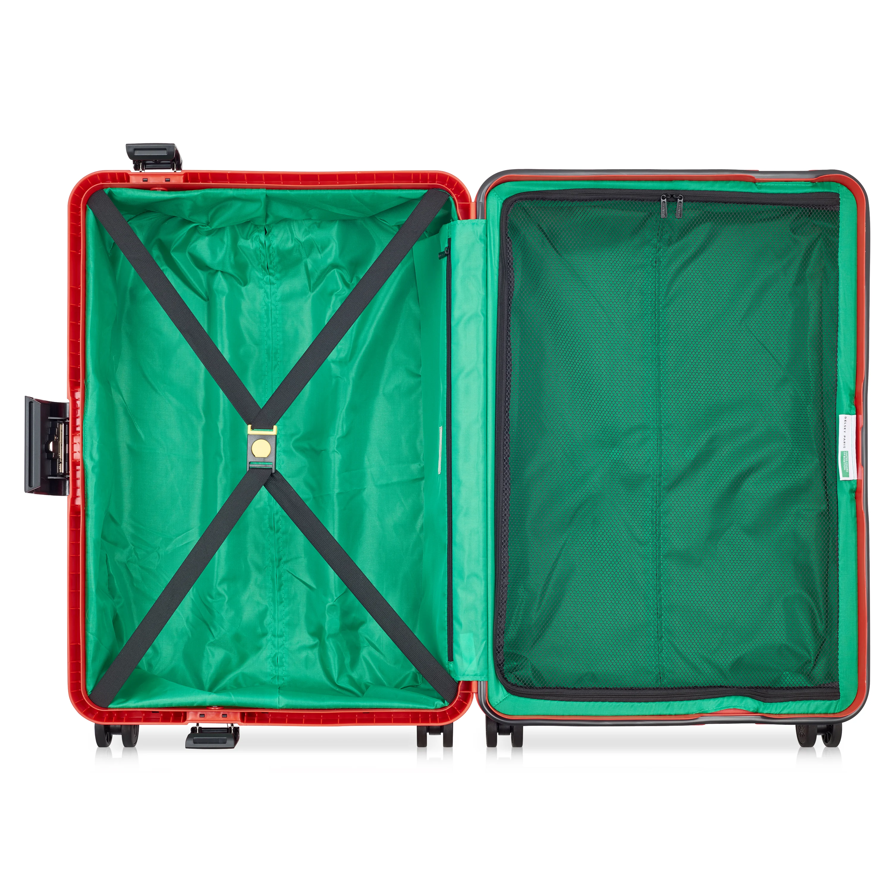 COLOR BLOCK HARDSIDE - Valise soute rigide | Rouge