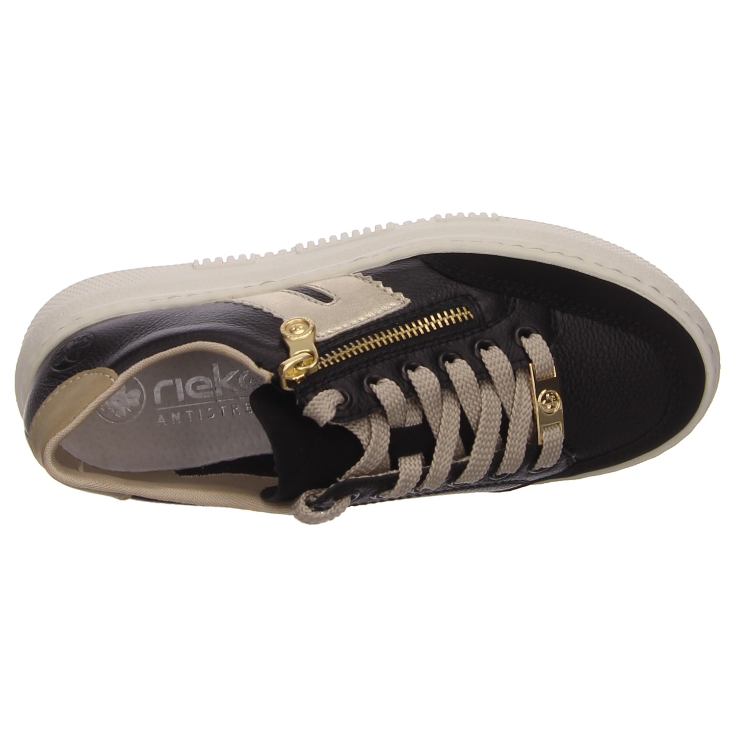 Rieker Sneaker schwarz schwarz