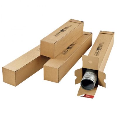 Tube d'expédition carré - 10,8 cm x 10,8 cm x 70,5 cm - Logistipack