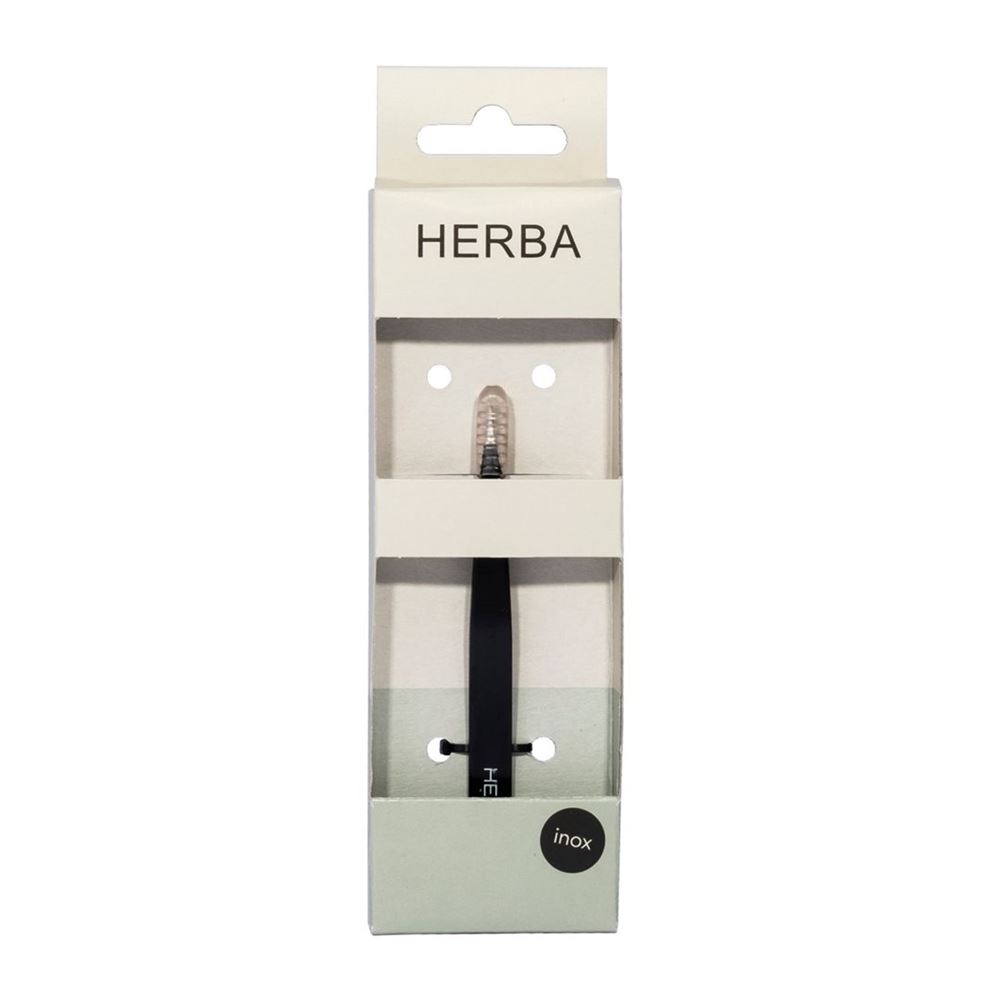HERBA Pinzette spitz Inox schwarz 1 Stk