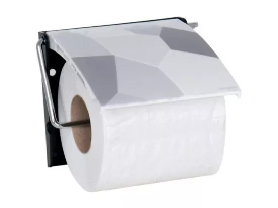 Porte rouleau papier wc ORIGAMI Gris MSV