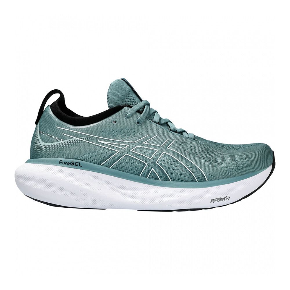 Asics GEL-NIMBUS 25 - Chaussures running Homme foggy teal/pure aqua