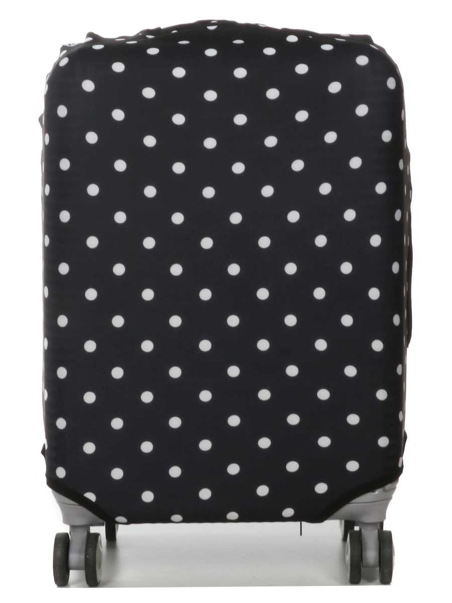 Housse de valise Periea Black with White Dots S
