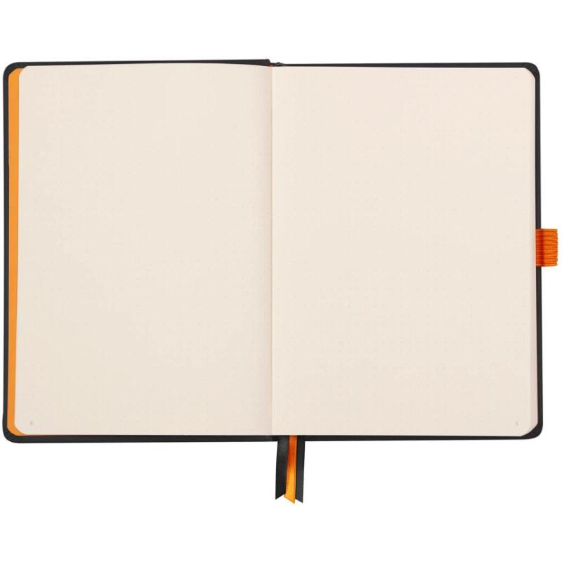 Rhodiarama Goalbook rembordé rigide A5 240 pages dot papier ivoire 90 g