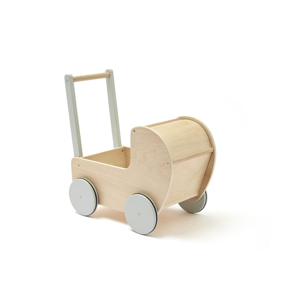Kids Concept - Dukkevogn i træ (1000558)