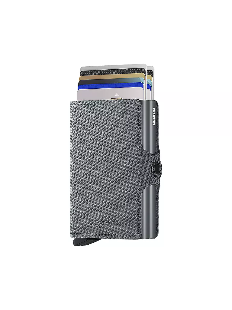 SECRID Geldbörse - Twinwallet Carbon Cool Grey grau