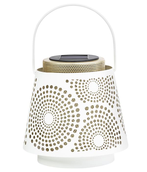 Dehner Solar-Laterne Liva, ca. Ø18/H17 cm