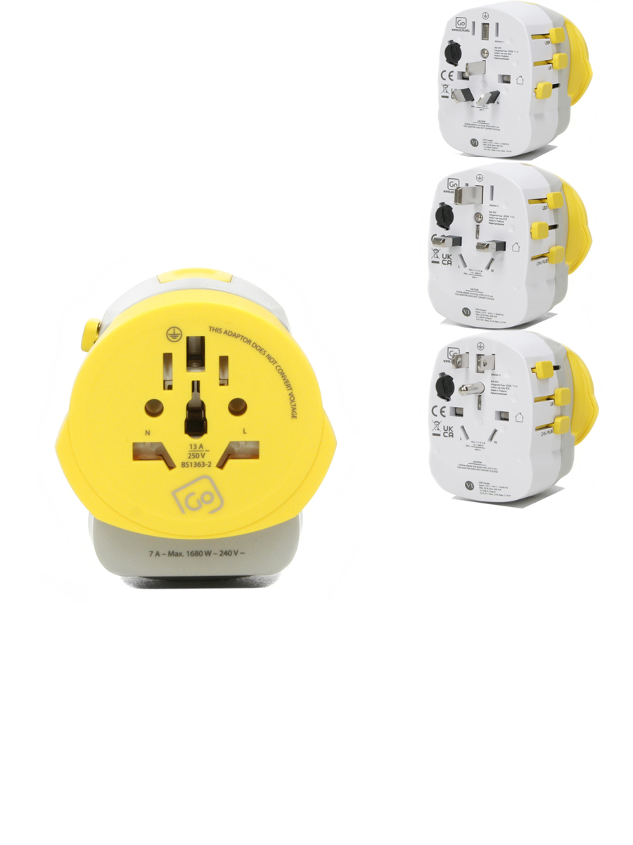 Adaptateur Go Travel Electrique Universel Double USB