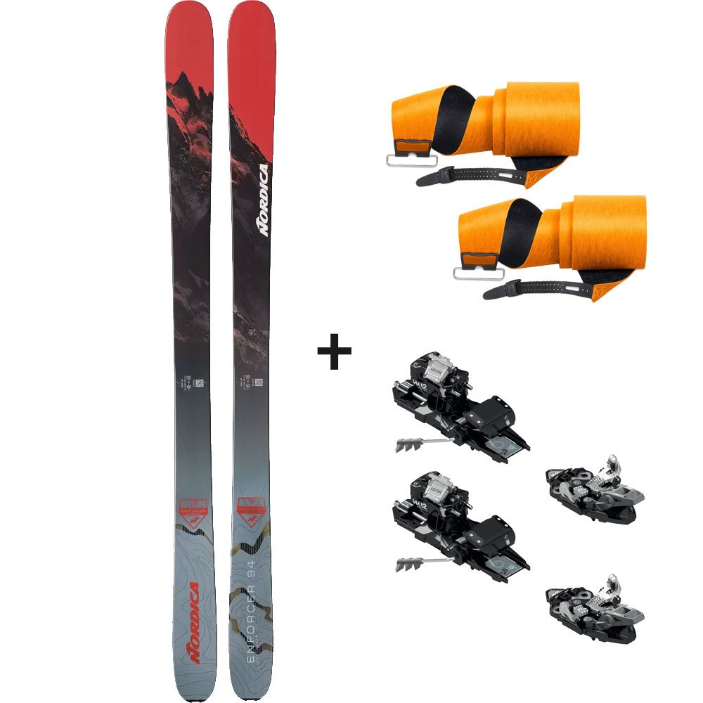 Nordica Enforcer 94 Unlimited 23/24 Tourenski Komplettset & Look Bindung & Fell