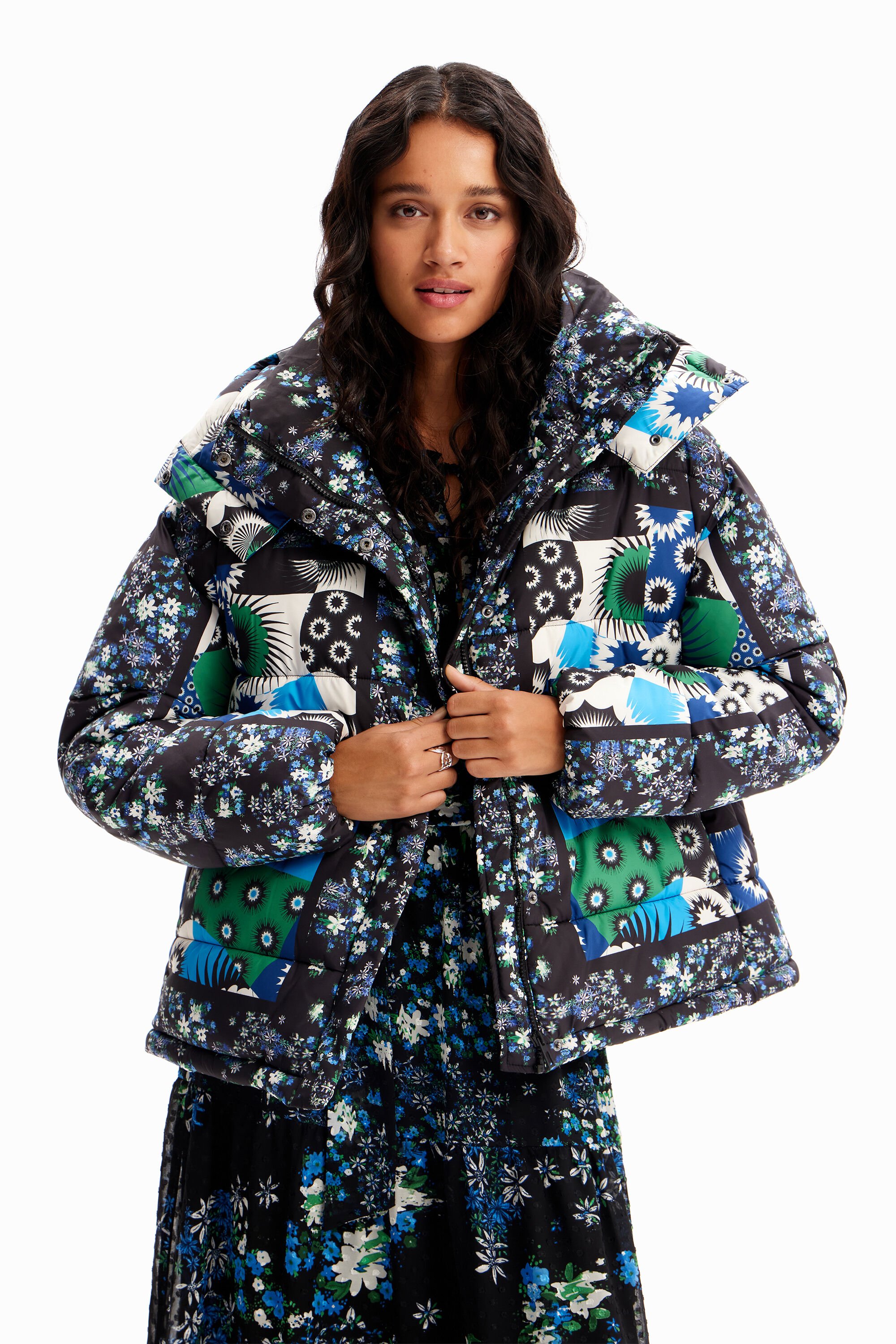 Veste matelassée patchwork