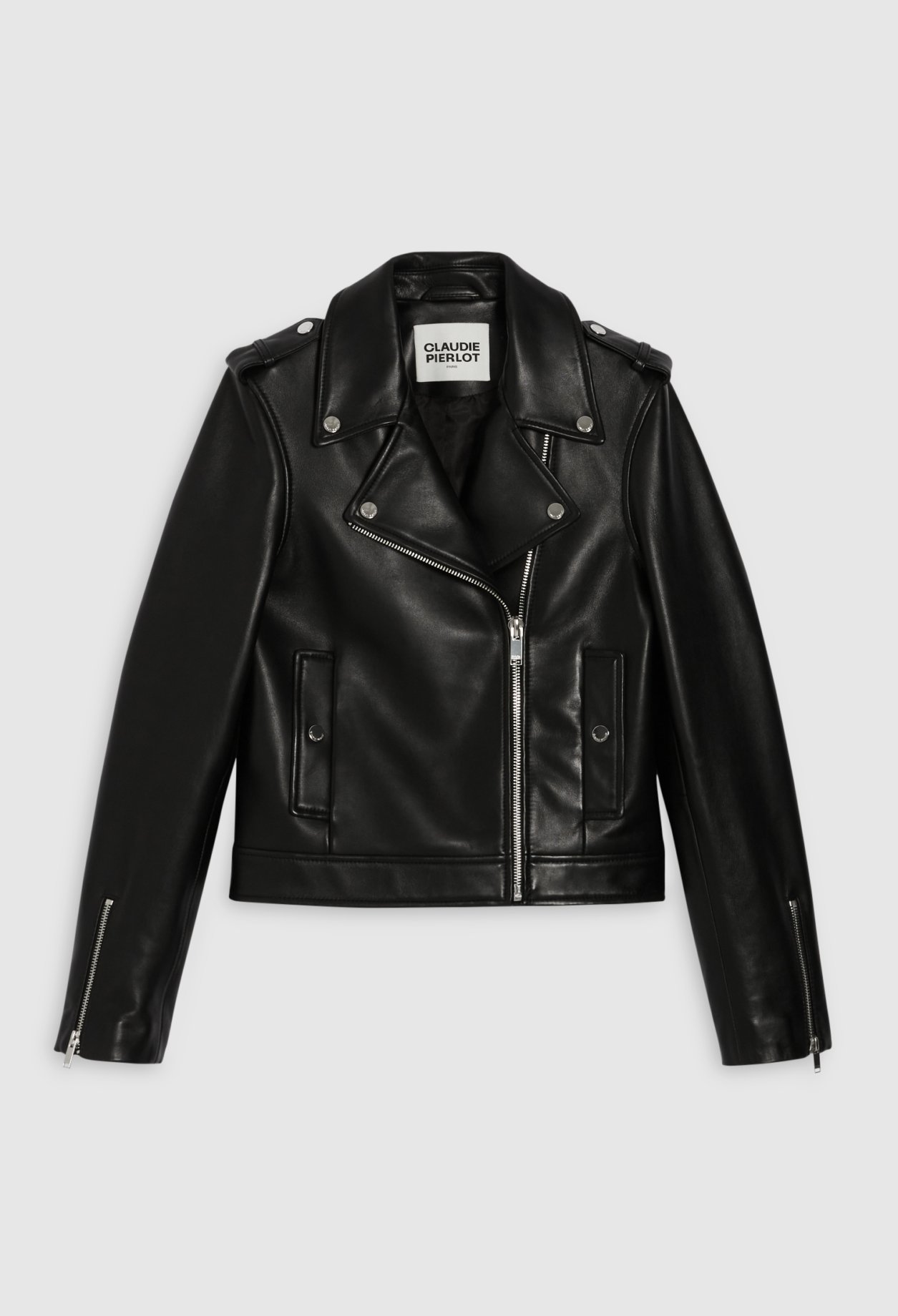 Blouson cuir noir