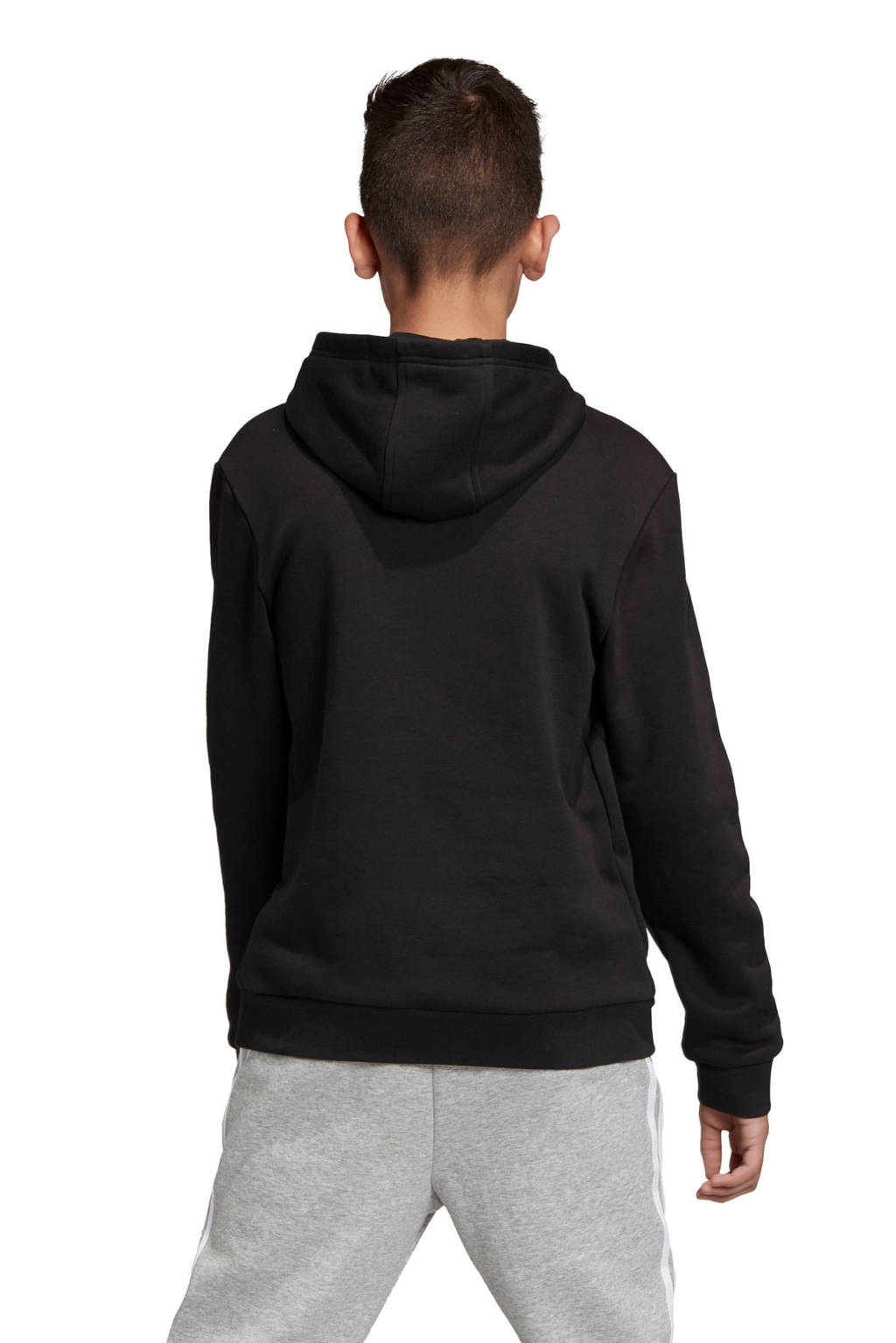 adidas hoodie Trefoil zwart/wit