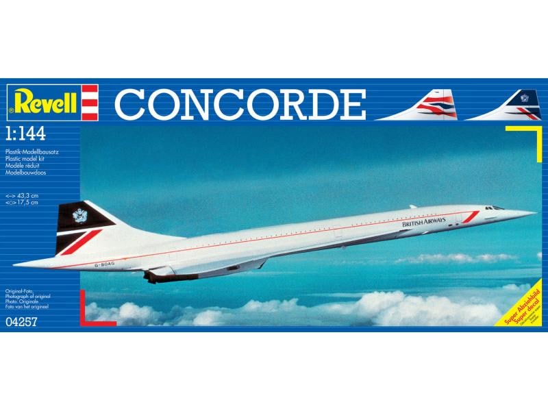 Revell Bausatz Concorde British Airways 1:144 Kunststoff Modellbausatz