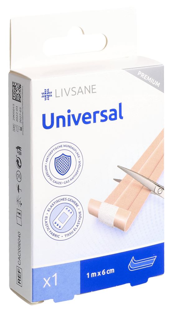 LIVSANE Premium Universal Pflaster Pfl 1mx6cm 1 Stk