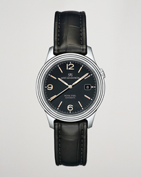 Sjöö Sandström Royal Steel Classic 41mm Black and Black Alligator