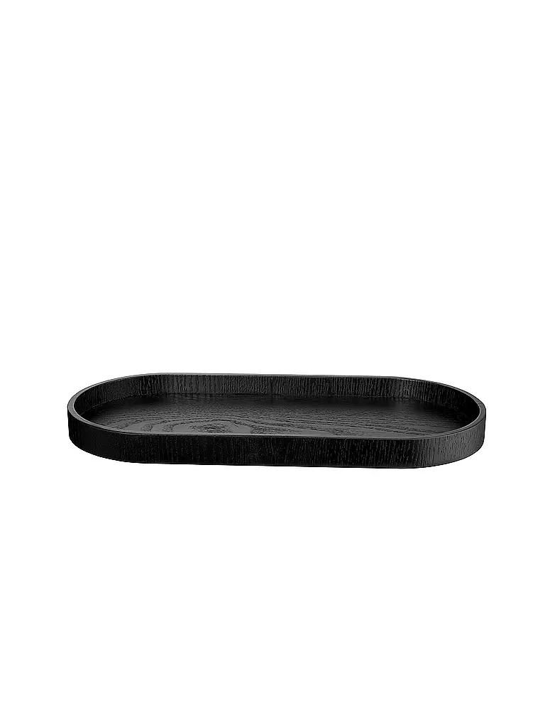 ASA SELECTION Holztablett oval 35,5x16,5cm Schwarz schwarz