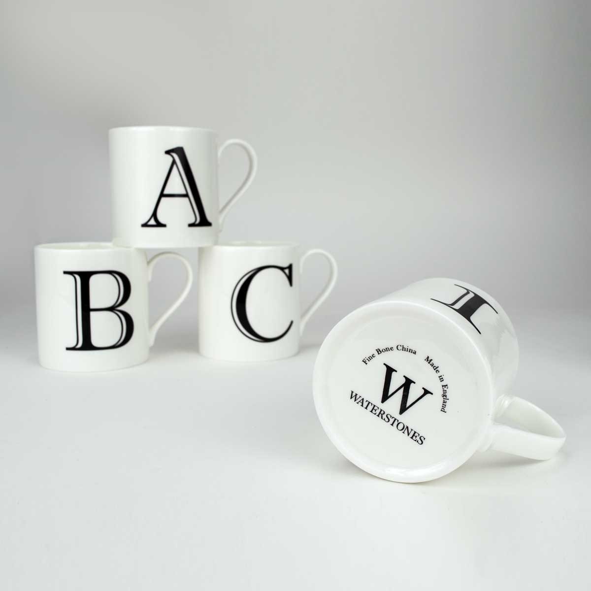 Waterstones Letter Mug D