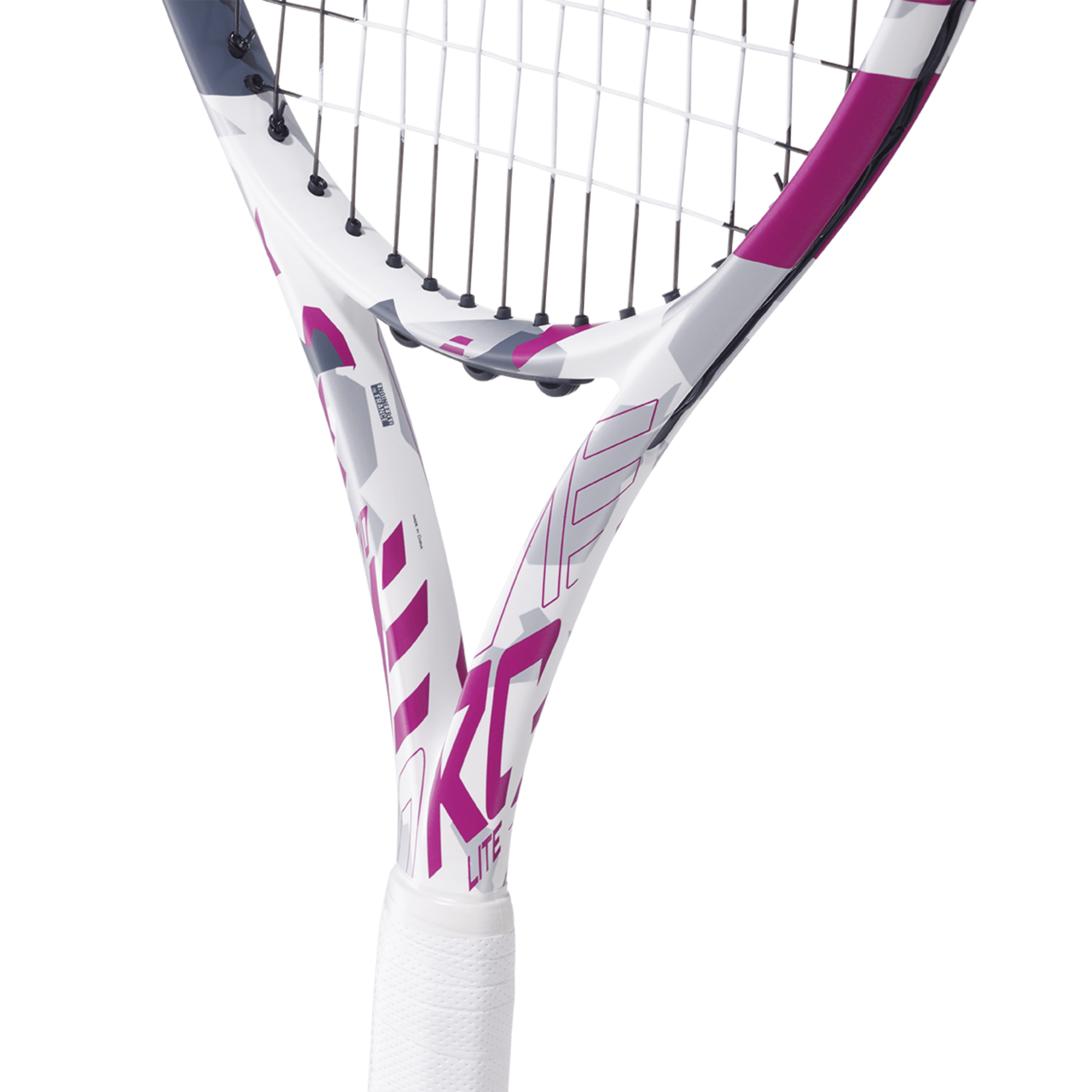 Evo Aero Lite Pink Besaitung Weiß und rosa