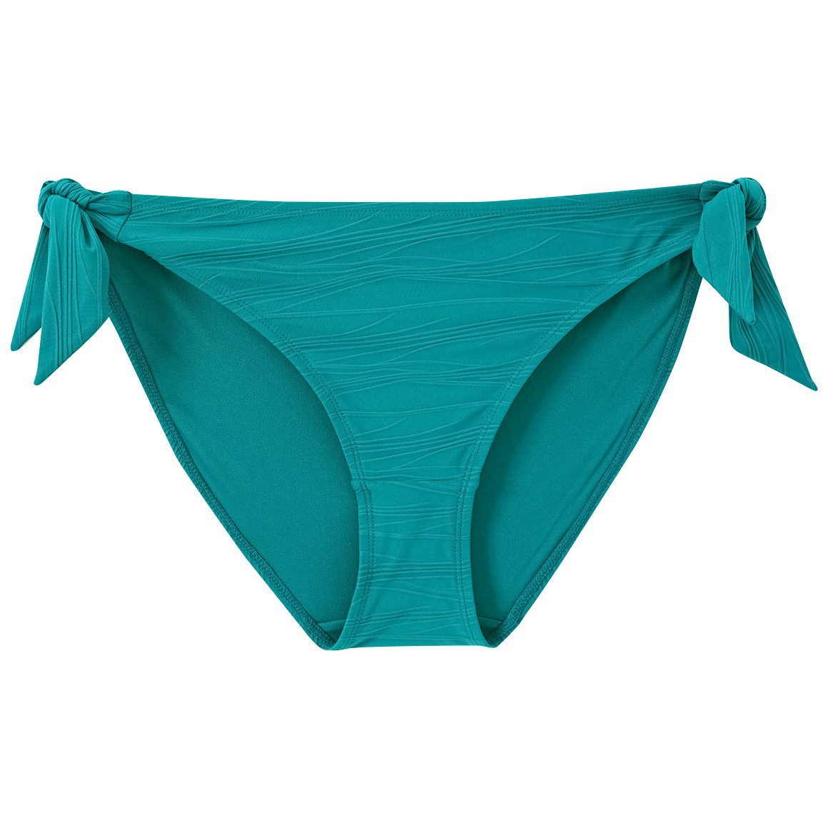 Gina Benotti Damen Bikinislip mit Strukturstreifen türkis