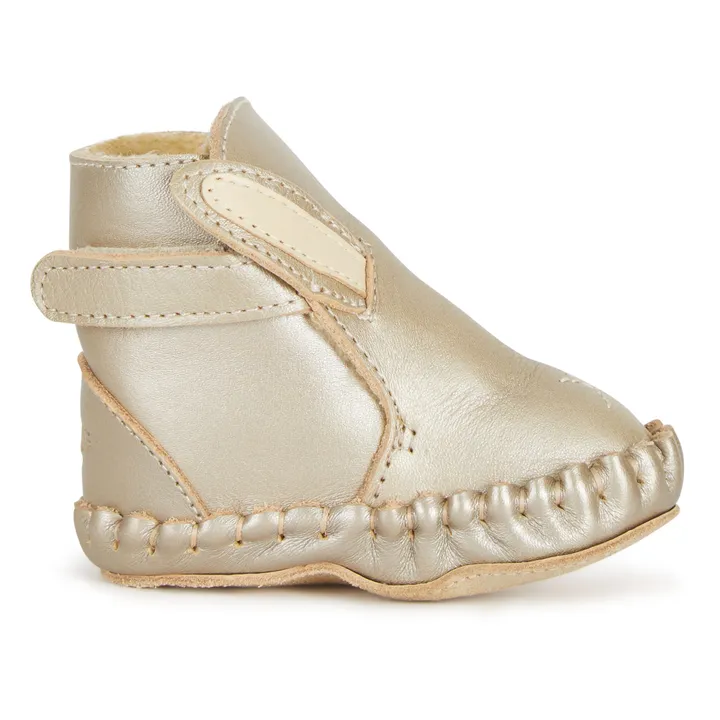Donsje Chaussons Fourrés Kapi Lapin x Smallable | Doré