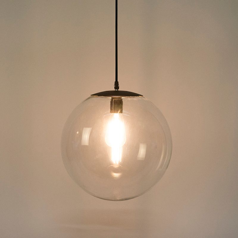 Smart hanglamp transparant 35 cm incl. WiFi A60 - Pallon