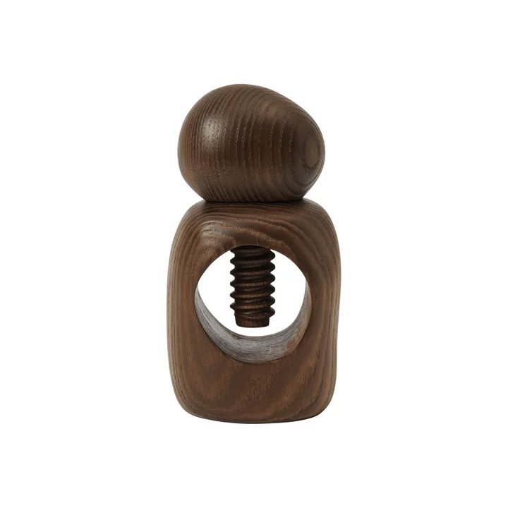 Ferm Living - Cairn Nussknacker, Esche dunkelbraun