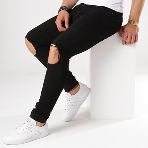 Jean Skinny Troué 72215-2 Noir