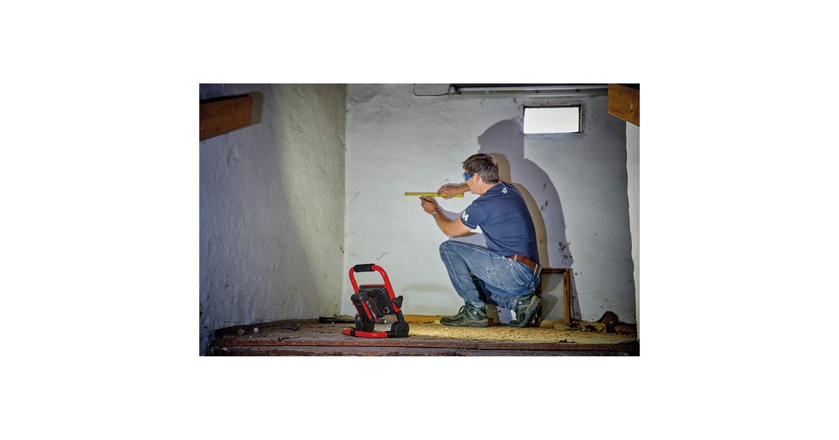 EINHELLTC-CL 18/1800 Li - Solo bouwlamp  (Rood, Accu en oplader niet inbegrepen)