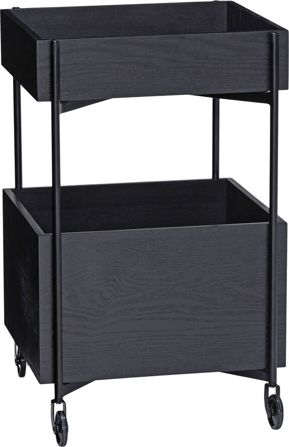 Hübsch Fresh Rullebord Sort Black