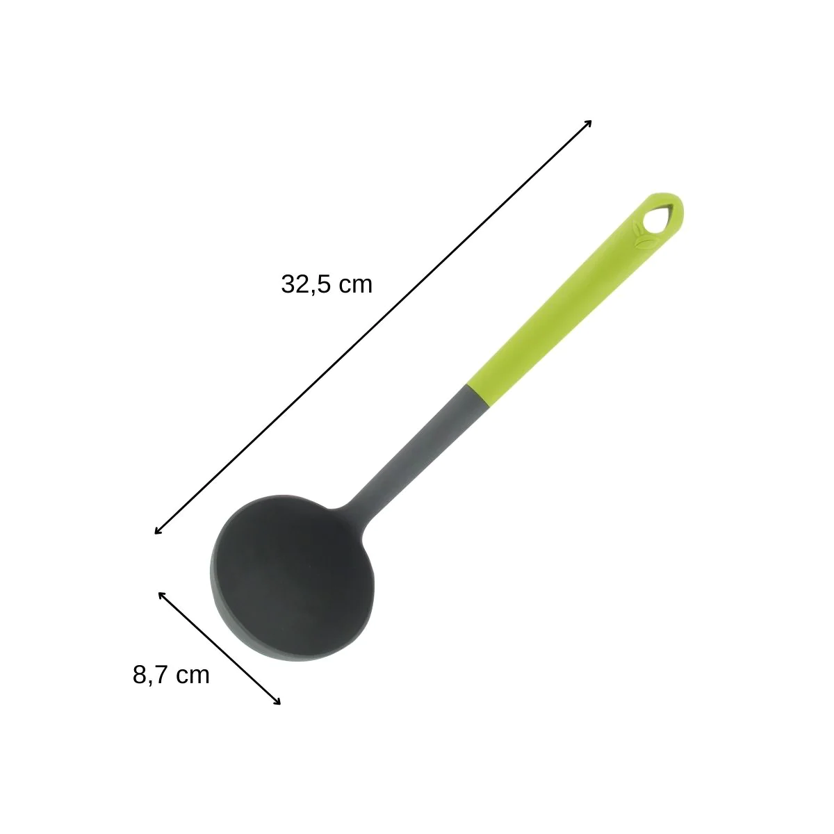 Louche de cuisine en bioplastique 32,5 cm Gamme Zéro Fackelmann