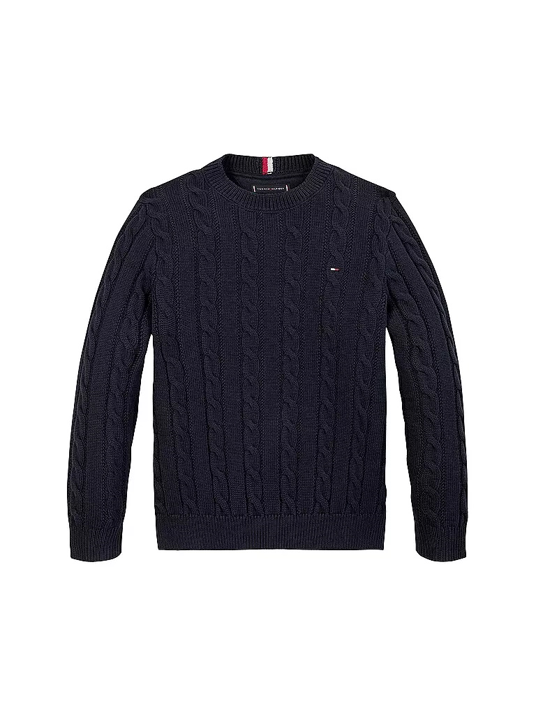 TOMMY HILFIGER Jungen Pullover dunkelblau