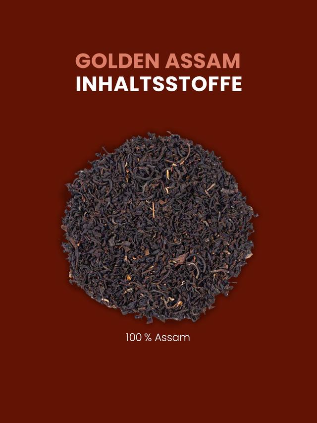 Schwarzer Tee Assam, lose, 100 g