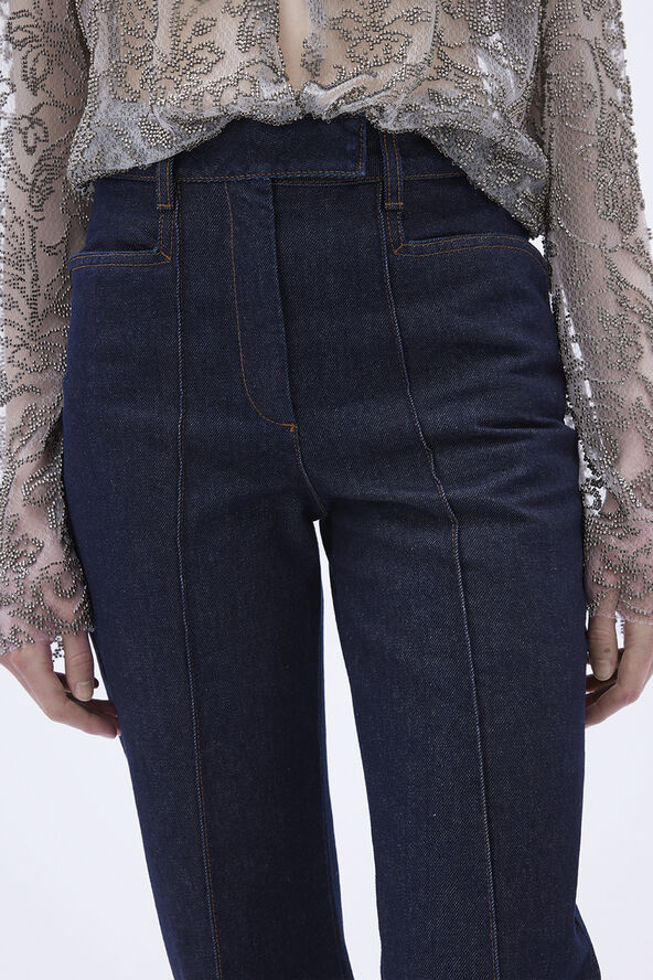 REMAIN Flared Denim Pants Blue graphite