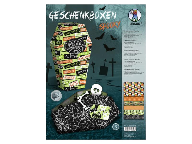 URSUS Geschenkbox Spooky 3 6 Stück Geschenkbox