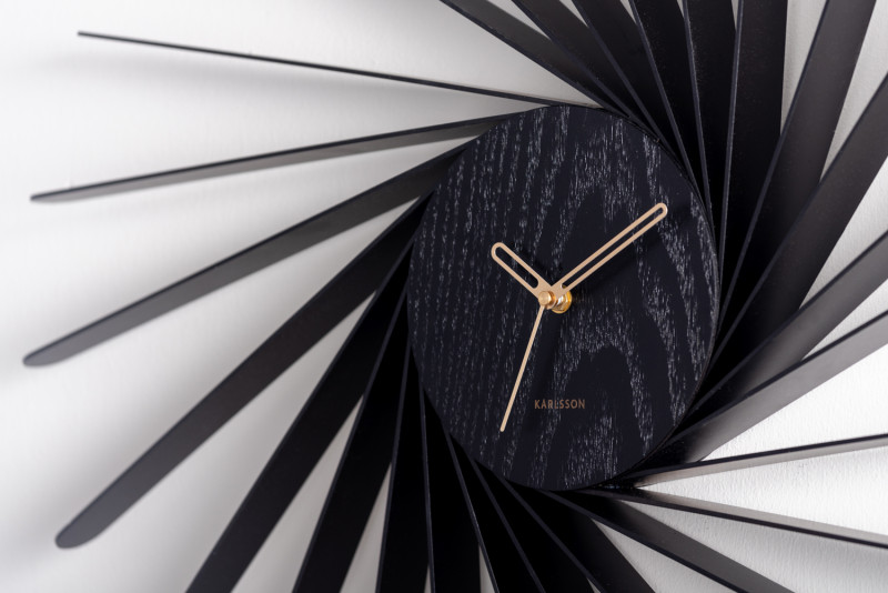 Wall Clock Helix XL KA5890BK Black