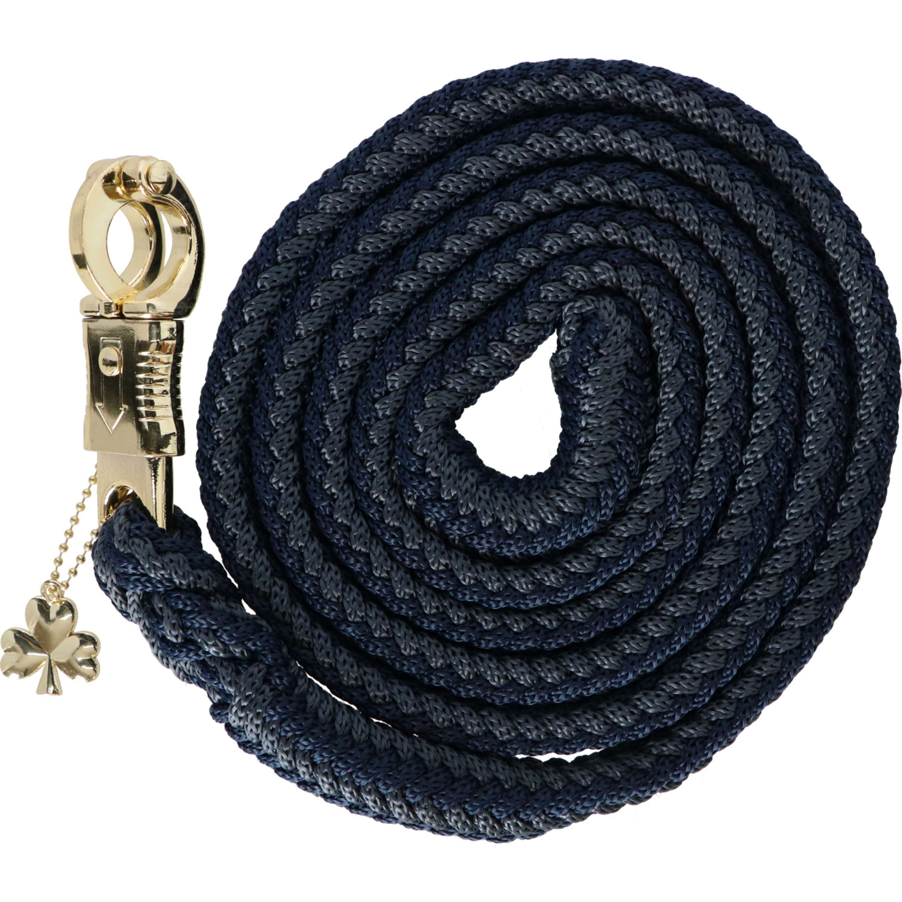 Bucas Halstertouw Show-Line Comfort met Paniekhaak Navy/Grijs