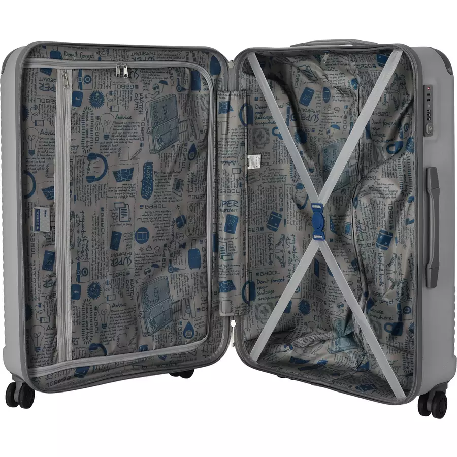 Gabol Balance - 4-Rollen-Trolley L 76 cm silver