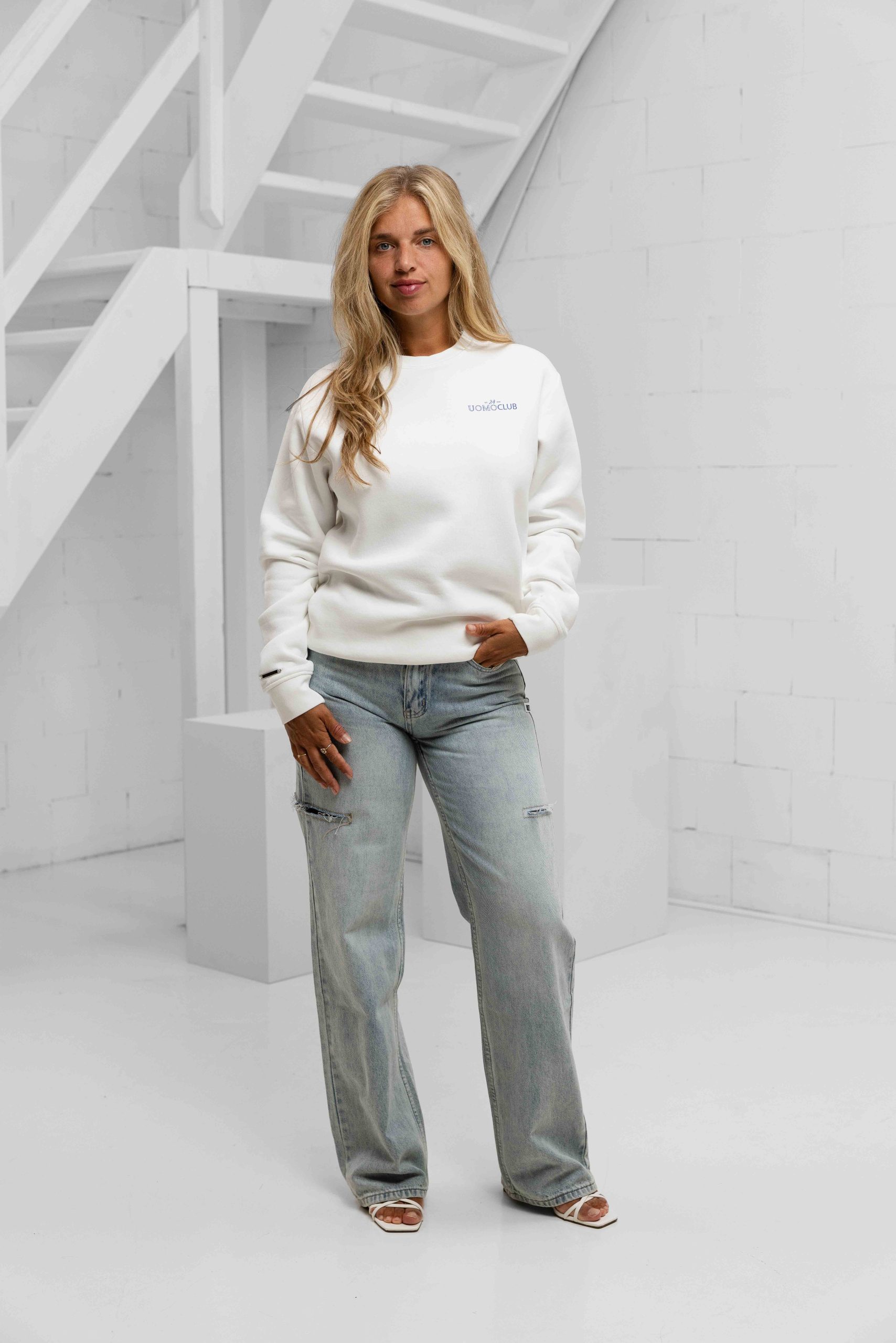 24 Uomo Club Sweater Dames Off White