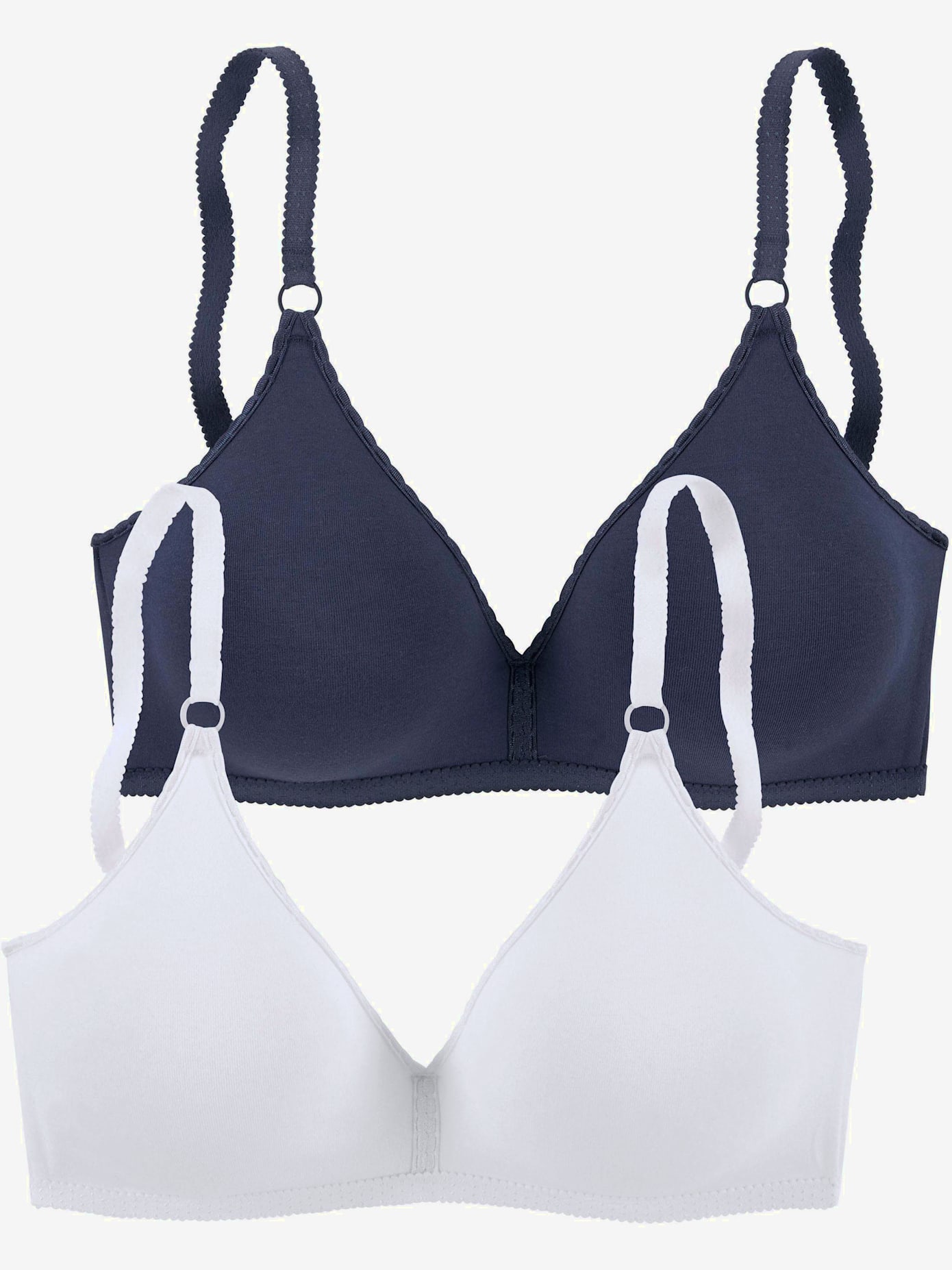 Soutien-gorge bralette lot de 2 soutiens-gorge bralette petite fleur en coton agréable à porter