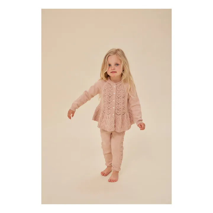 Konges Sløjd Cardigan Cabby Coton Bio | Vieux Rose